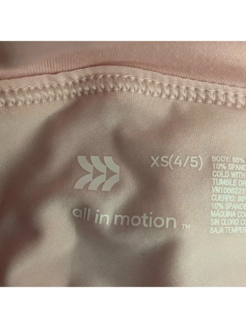 All In motion Girls' Pink Athletic Skort XS 4/5 Sport Tennis Golf